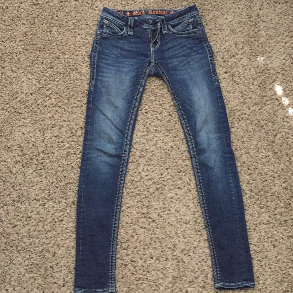 Rock Revival “Pearl” skinny jeans, size 26